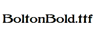 BoltonBold