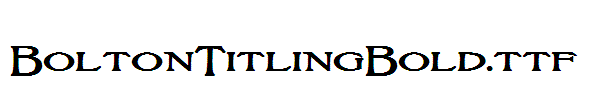 BoltonTitlingBold