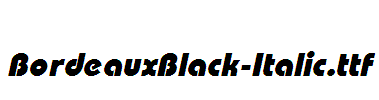 BordeauxBlack-Italic