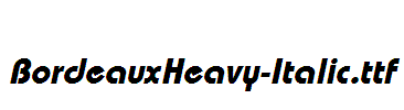 BordeauxHeavy-Italic