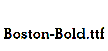 Boston-Bold