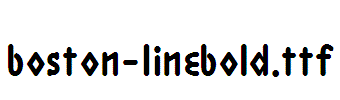 Boston-LineBold