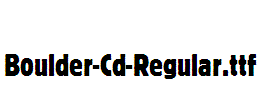 Boulder-Cd-Regular