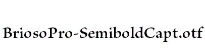 BriosoPro-SemiboldCapt