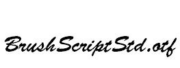 BrushScriptStd