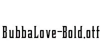 BubbaLove-Bold