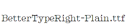 BetterTypeRight-Plain