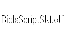 BibleScriptStd