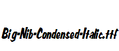 Big-Nib-Condensed-Italic