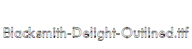 Blacksmith-Delight-Outlined