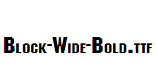 Block-Wide-Bold