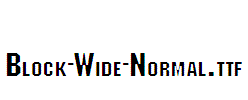 Block-Wide-Normal