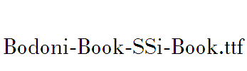 Bodoni-Book-SSi-Book