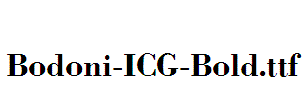 Bodoni-ICG-Bold