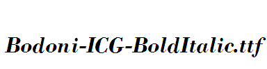 Bodoni-ICG-BoldItalic