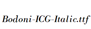 Bodoni-ICG-Italic