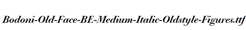 Bodoni-Old-Face-BE-Medium-Italic-Oldstyle-Figures