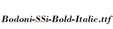 Bodoni-SSi-Bold-Italic