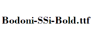 Bodoni-SSi-Bold