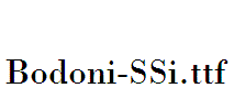 Bodoni-SSi