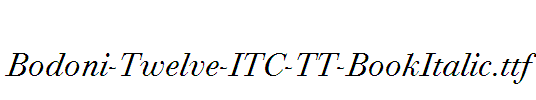 Bodoni-Twelve-ITC-TT-BookItalic