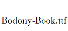 Bodony-Book