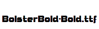 BolsterBold-Bold