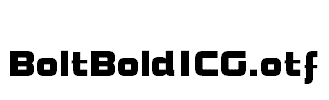 BoltBoldICG