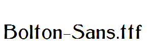 Bolton-Sans