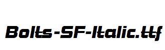 Bolts-SF-Italic