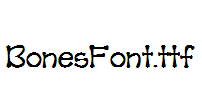 BonesFont