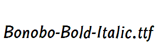 Bonobo-Bold-Italic