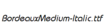 BordeauxMedium-Italic