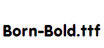 Born-Bold