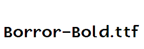 Borror-Bold