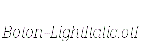 Boton-LightItalic