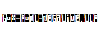 Box-Font-Negative