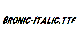 Bronic-Italic