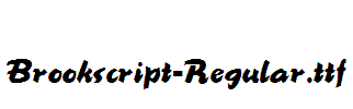 Brookscript-Regular