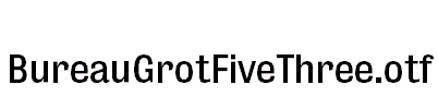 BureauGrotFiveThree