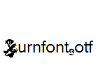 Burnfont