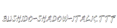 Bushido-Shadow-Italic