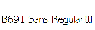 B691-Sans-Regular