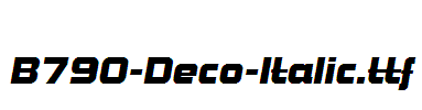 B790-Deco-Italic