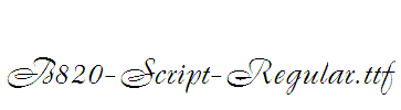 B820-Script-Regular