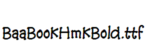 BaaBookHmkBold