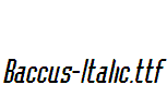 Baccus-Italic