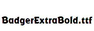 BadgerExtraBold