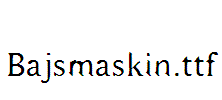 Bajsmaskin