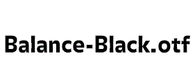 Balance-Black